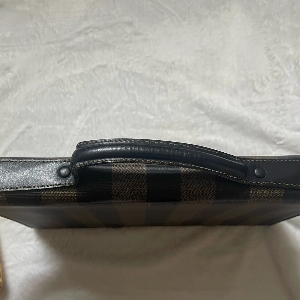 Fendi Pequin Briefcase